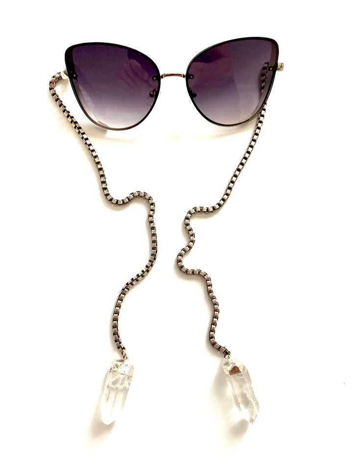 Silver Minx - Willows Chain Temple Sunglasses And Accessories